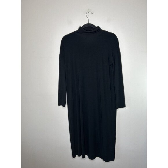 J.Jill Wearever Collection Women’s Dress Black Turtleneck Size Small Petite SP - Picture 1 of 9